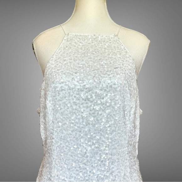 Sachin & Babi Morgan Halter Cut-Out Sequin Slim Maxi Dress - Picture 8 of 16